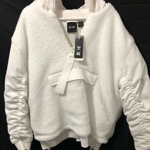 NEW WITH TAGS! Ivy Park unisex Sherpa Hoodie, Size Large